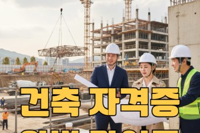 건축사 자격증 시험 준비 가이드 : 종류 난이도 합격률까지 한 눈에