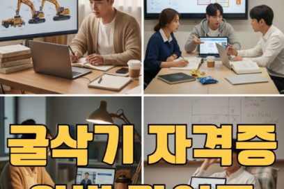 굴삭기 자격증 종류 및 시험 준비 방법: 필기+실기 완벽 정리