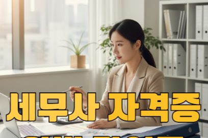 세무사 자격증 취득조건과 응시자격 한눈에 보기