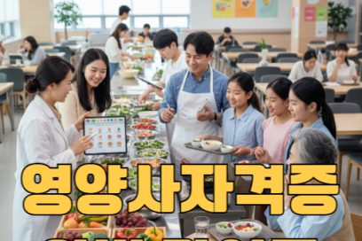 영양사 자격증 시험 난이도부터 과목 구성 응시자격까지 한눈에 정리