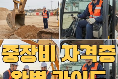 중장비자격증 국비지원으로 따는 법 – 종류부터 신청 절차까지 완벽 정리