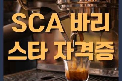 SCA 바리스타 자격증 필기 시험 종류 부터 발급까지 완벽 가이드