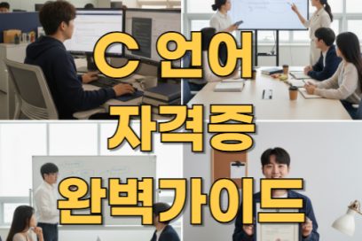 C 언어 자격증 종류 및 COS PRO 완전 분석: 시험과목부터 일정까지