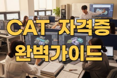 CAT 자격증 1급 2급 난이도 비교 및 합격 전략