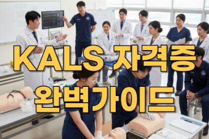 KALS 자격증 총정리 – 신청 가격부터 유효기간 갱신 비용까지 한눈에