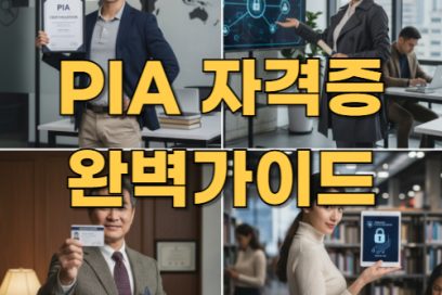 PIA 자격증 난이도별 맞춤 학습 전략 가이드 (+ 응시원서 다운로드)