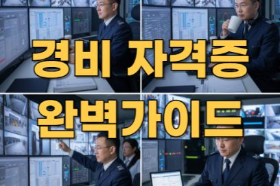 경비 자격증 취득방법 완벽 가이드: 절차부터 꿀팁까지