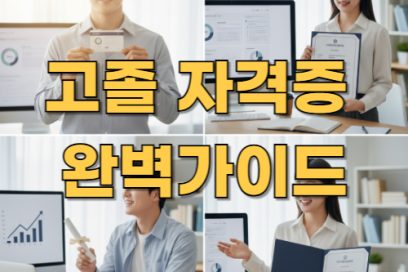 고졸 자격증 추천 리스트 – 종류별 특징과 전망 한눈에 보기