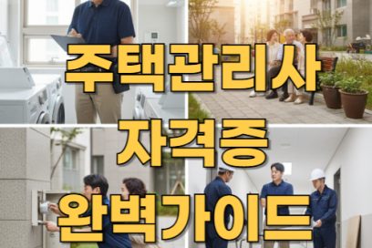 주택관리사 자격증 따는법 총정리 – 난이도부터 취득 후 진로까지