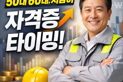 50대 60대 자격증, 지금 따면 월급 100만 원 오른다?