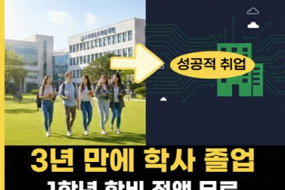 조기취업형 계약학과 2027 가이드: 3년 만에 학위+취업 한 번에 끝내기
