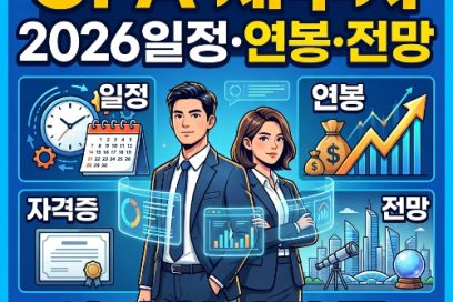 2026 공인회계사 세무사 시험일정·합격률·연봉 총정리: AI 시대 전망은?