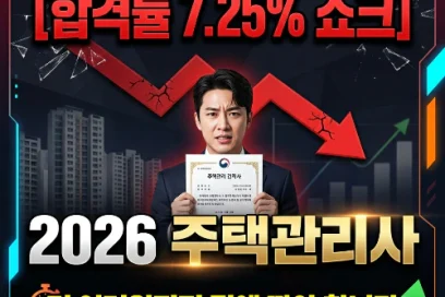 2026 주택관리사 시험일정 및 과목 총정리: 상대평가 합격률 분석 가이드